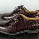 FootJoy  Europa Brown Leather Golf Spikes Shoes 99238 - Women's Size 7 Photo 3