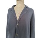 Uniqlo  Navy Blue Cotton Blend 3 Button Cardigan Sweater Size Medium Photo 5