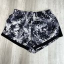 Athletic Works  Black White Marbled High Rise Athletic Plus Size Shorts XL 16-18 Photo 1