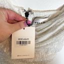 Hello Molly NWT  FREQUENT THE CLUB DRESS WHITE off shoulder mini sequin sz small Photo 7