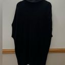 BCBGMAXAZRIA NWT  Sleeveless Oversized Sweater Vest Black Small Relaxed Mock Neck Photo 2