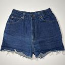 VTG 90s 80s Chic Denim Cutoff Jean Shorts Womens High Waisted Mom 12 (Waist 26") Blue Photo 2