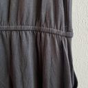 Eileen Fisher  Dress Black Roundneck Drawstring Waist Jersey Dress Sz L NWT Photo 13