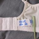 Second Skin New Vintage Olga Simply Perfect Satin Bra 32D  White 33042 Unlined Photo 10