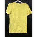 Brooks Brothers  Womens Medium M Marigold Yellow  Short Sleeve Top Photo 4