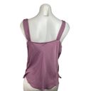 Naked Zebra  Mauve Pink Lavender Sleeveless Cowl Neck Casual Cami Tank Top Size S Photo 1