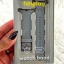 Heyday NEW  Apple Watch Light Gray Casual Silicone Band 42/44mm Photo 0