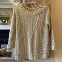 Alya Francescas Tan Crewneck Sweater Pullover  Cozy Womens Small Roomy New Photo 1