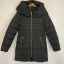 Cole Haan  Zip Front Down Black Puffer Jacket Size Small Photo 1