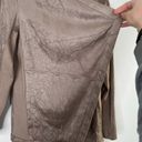 J.Jill   Faux Suede Mixed Media Asymmetrical Open Front Blazer Cardigan Jacket Photo 5