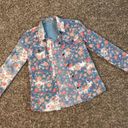 Bullhead Black  multicolor floral button down top Photo 1