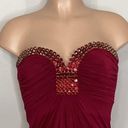 Ruby New. SKY dark red  mini dress. Normally $228 Photo 2