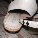 Kate Spade  Beige Espadrille Womens High Heels Size 10 Wedges Photo 8