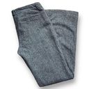 Loft  Women's Gray Wool Lined Flat Front Wide Leg Boot Cut Leg Pants Size 4 Photo 0