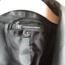 I.N.C Black Pleather Jacket With Puffed Sleeves Size M Photo 2