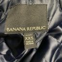 Banana Republic  Wool Jacket Pea Coat Mario Bellucci Size XXS Petite Navy Fur Zip Photo 8