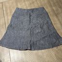 CAbi  denim skirt with fun thick stitching throughout Photo 4