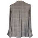 Treasure & Bond  Gray Plaid Long Sleeve Button Down Shirt Women Sz XS Photo 9