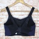 Lane Bryant Livi by  | Navy/Black Wire-Free Workout Bra Photo 5