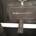 BCBGMAXAZRIA BCBG MAX Adria Faux Leather Textured Jacket Sm-EUC Photo 3