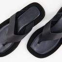 Tony Bianco  Ives chunky flip flop sandals in black leather 8 Photo 0