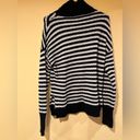 Gap NWOT - black and white stripped turtleneck sweater Photo 1