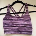 Lululemon  Energy Sports Bra Long Line Shadowed Smoked Mullberry Size 4 Photo 5