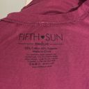 Fifth Sun NWOT Burgundy Maroon Say You’ll Be Wine Tank Top Photo 6