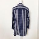 Lou & grey  Sz XS Button up blue pink plaid Womens Photo 2