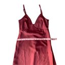 Modcloth  Burgundy Embrace Elegance Satin Maxi Dress Photo 11