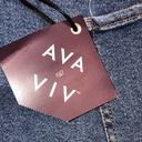 Ava & Viv  size 26W denim high rise midi shorts Photo 9