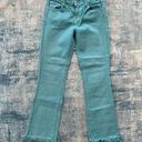 J Brand  Selena Crop Frayed Hem Mid Rise Bootcut Jeans in Marcel Blue Size 24 Photo 0