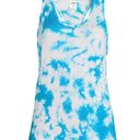 Avia  Razorback Tank Top Womens Size Med 8-10 Turquoise White Tie Dye New Photo 1