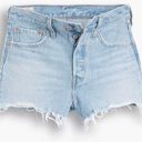 Levi's Light Wash Denim Shorts Photo 2