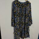 The Loft  Floral Tiered Ruffle Long Sleeve Dress Size X-Large Photo 11