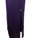 Onyx Vintage 90s  Night Dress Evening Gown Purple Velvet Sweetheart Neckline Maxi Photo 6