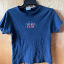 New York & Co. Dark Blue T-shirt Photo 3