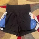 Free People FP Movement  The Way Home Shorts Rare Pattern Black Blue White Small Photo 0