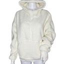 All In Motion  Shirt Women Large White Fleece Sweatshirt Basic Neutral Minimalist Photo 0