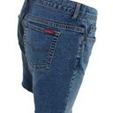 Guess  (32) Women's Y2K Blue Medium Wash Cut Off Bermuda Jean Shorts Denim Photo 78