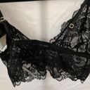 Free People : intimately fp- Everyday Lace Long Line~Black lace bralette- 2- sz M Photo 4