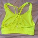 Old Navy Active Neon Yellow Sports Bra Photo 1