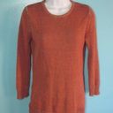 Elizabeth and James Textile  Orange Cotton Sweater Size S Photo 2