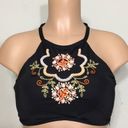 Kenneth Cole  black embellished bikini top. NWT Photo 2