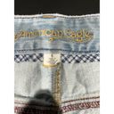 American Eagle size 6 women’s light blue wash denim mini skirt Photo 2
