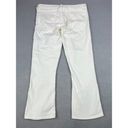 Gap  Jeans Womens 26‎ White 1969 Cropped Perfect Boot Preppy Stretch Photo 1