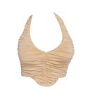 Tic Toc Nude Halter Crop Top Photo 0