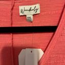 Wonderly  Flare Sleeve V- Neck Top, Coral,size xxl Photo 3