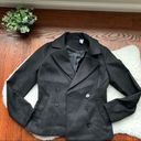 H&M  Black Casual Double Breasted Collar Peacoat 0 Photo 0