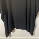 Vince  Poncho Top Womens Medium Black Cashmere Blend Contemporary Minimalist Photo 6